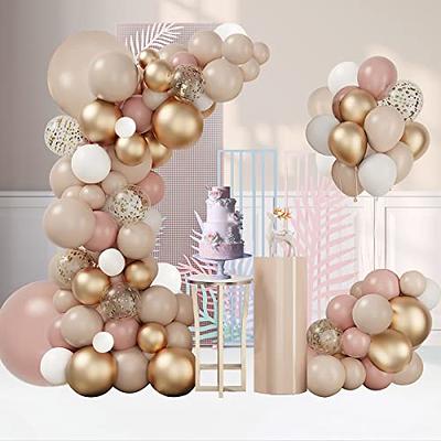 Hot Pink Party Decorations Pink Balloon Garland Arch Kit Pink Princess Girl  Bow Balloons Hot Pink Rose Red Light Pink Matte White Balloons Silver