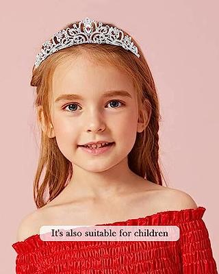 Children Mini Crowns Hair Comb Crystal Bridal Tiaras Princess Crown For  Women Girls Rhinestone Pearl Wedding Bridal Tiara Gift