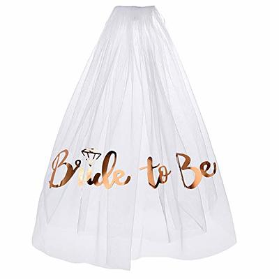 Bride Veil Bachelorette Party Veil Bridal Shower Veil Bride to Be Veil