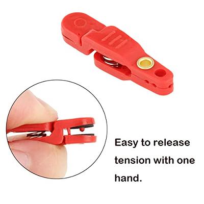 Snap Release Clip Compact Quick Release Plastic Heavy Tension Trolling  Fishing Clip for Offshore Fishing Red