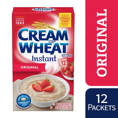 Cream of Wheat Instant Hot Cereal, Cinnabon, 1.23 Ounce, 10 Packets  (Packaging May Vary)