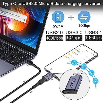 Duttek Mini USB to USB C Cable, USB C to Mini USB Cable, Right Angled USB  3.1 Type C Male to Mini USB Male Converter Cable Cord for Digital Camera  and