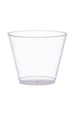 Comfy Package, Clear Disposable Plastic Cups - Cold Party Drinking Cups  [500 Pack - 9 oz.]