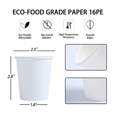 Lamosi 300 Pack 3 oz Disposable Bathroom Cups, 3oz Paper Cups for Bathroom,  Mouthwash Cups, Mini Paper Cups for Parties, Picnics, Barbecues, Travel