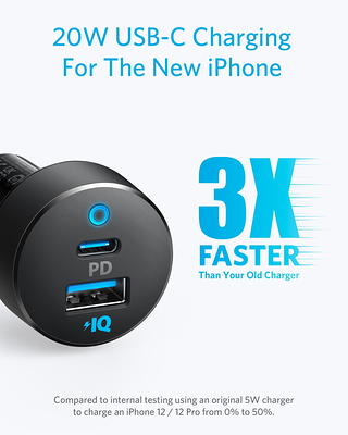Anker Car Charger USB C, 35W 2-Port Compact Type C Car Charger with 20W  Power Delivery and 15W PowerIQ 2.0, PowerDrive PD 2 Car Charger for iPhone  12 / 11 / X /8, Pixel 3/2/XL - Yahoo Shopping