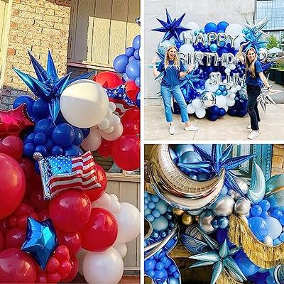 PartyWoo partywoo light blue balloons, 127 pcs blue balloons different  sizes pack of 36 inch 18 inch 12 inch 10 inch 5 inch for balloo