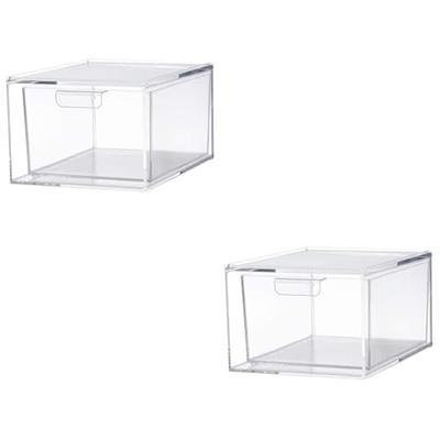 4pc Fridge & Pantry Bin Storage Set Clear - Brightroom™ : Target