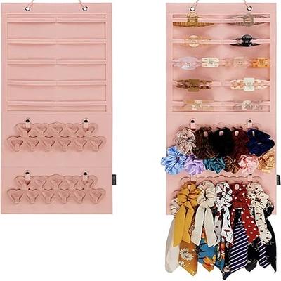 Girls Headband Holder Womens Large Capacity Hair Bows Hanging Organizer  Hair Accessories Wall Hanger Hair Clips Storage Organizer (A Type-Pink) -  Yahoo Shopping