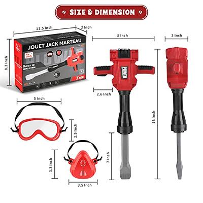  Black + Decker Junior Kids Power Tools - Jackhammer with  Realistic Sound & Action! Role Play Tools for Toddlers Boys & Girls Ages 3  Years Old and Above, Get Building Today! 