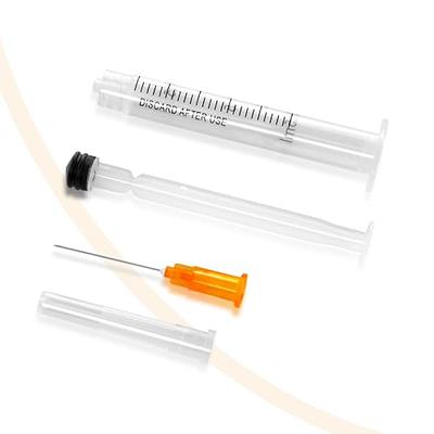 1ml 25G 1inch Syringe with Needle, Sterile Disposable Packaging. (100)