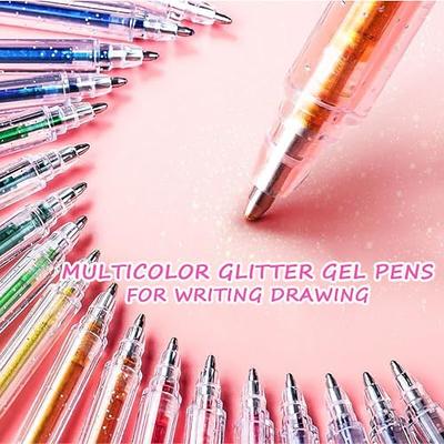 100 Color Glitter Gel Pen Set 30% More Ink Neon Glitter Coloring Pens Art  Marker