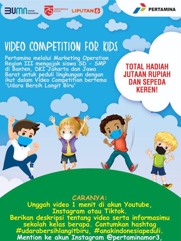 Sambut Hari Anak Pertamina Gelar Kompetisi Video Udara  