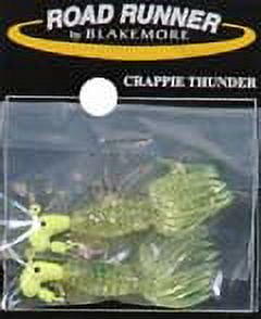 Road Runner Crappie Thunder, 1/16 oz, White