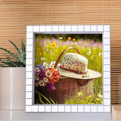 CHANZET Mosaic Tiles for Crafts 200pcs, White Resin Mosaic Tiles Squares  1x1cm for DIY Crafts Plates Picture Photo Frames Flower Pots Handmade  Jewelry Decorative Tiles - Yahoo Shopping