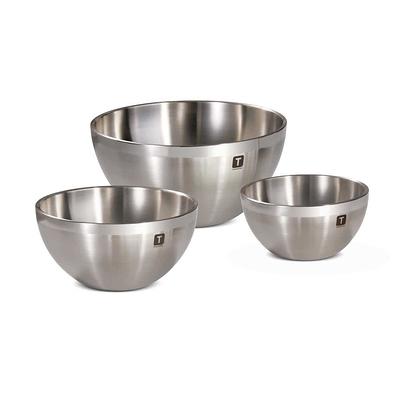 Tramontina 3Pc Stainless Steel Covered Square Container Set