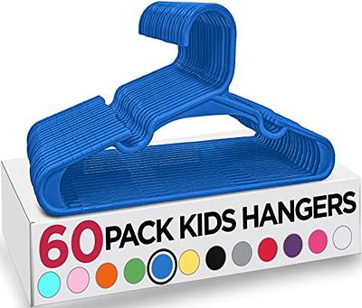 HOUSE DAY Velvet Baby Hangers for Closet, Kids Hangers Velvet 60