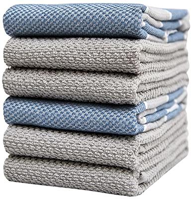  Grey Hand Towels with Hanging Loops - Set of 2 Gray