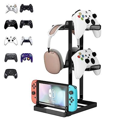 Vicosey Game Controller Stand,Controller Holder 2 Tier for Desk,Anti-Slip  Stable Design Universal Storage Compatible with Gaming Accessories Headset  Xbox PS5 PS4 Gamer Gifts(Black) - Yahoo Shopping