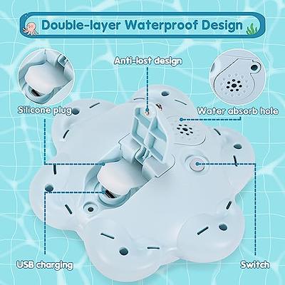  ZHENDUO Baby Bath Toys, Light Up Bath Toys, Sprinkler Bathtub  Toys for Toddlers Infant Kids Boys, Automatic Spray Water Bath Toy, Pool  Bathroom Baby Toy (Blue) : Toys & Games