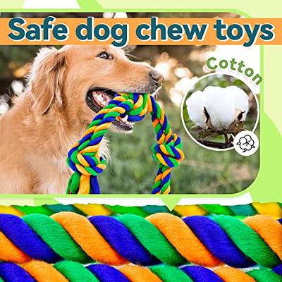 Xl Dog Chew Toys For Aggressive Chewers, Dog Balls For Large Dogs, Heavy  Duty Dog Toys With Tough Twisted, Dental Cotton Dog Rope Toy For Medium  Dogs