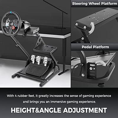 G29 G920 Racing Steering Wheel Stand,fit for Logitech G27/G25/G29,  Thrustmaster T80 T150 TX F430 Gaming Wheel Stand, Wheel Pedals NOT Included