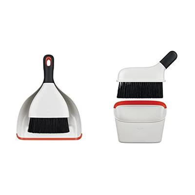  OXO Good Grips Wall-Mounted Mop and Broom Organizer & Good  Grips Microfiber Hand Duster : Health & Household