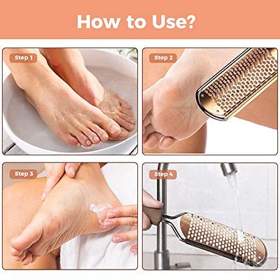 Double Sided Metal Foot File Stainless Steel Feet Callus Remover Made in  Germany