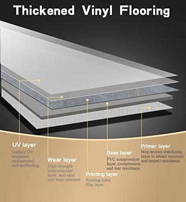 Livelynine Grey And White Peel And Stick Floor Tile Marble Vinyl Flooring  Peel And Stick Tiles For Floor Waterproof Laminate Flooring For Bathroom  Kitchen Flooring Removable Linoleum 12X12 Inch 4-Pack : 