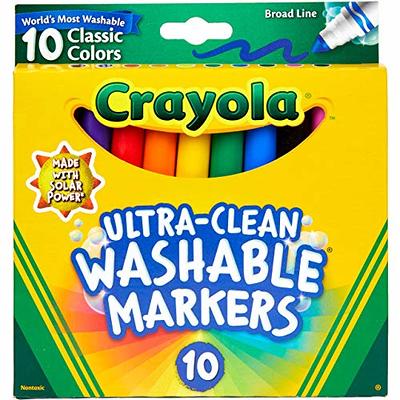 Crayola Washable Markers Thin Line Assorted Classic Colors Box Of 12 -  Office Depot