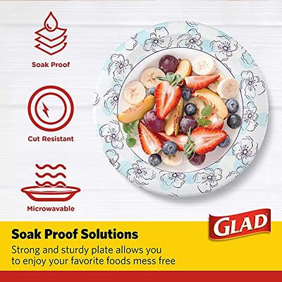 Great Value Everyday Strong, Soak Proof, Microwave Safe, Disposable Paper  Bowls, 20 oz, Patterned, 50 Count 