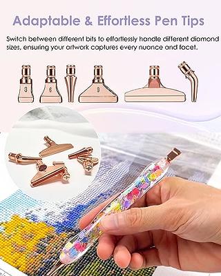 Volitaous 19PCS Diamond Art Pens 5D Built-in Sequins Diamond