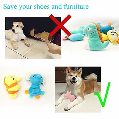 Jalousie 12 Pack Dog Squeaky Toys Cute Pet Plush Toys Stuffed