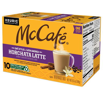 McCafe, ICED One Step French Vanilla Latte K-Cup Coffee Pods, 10