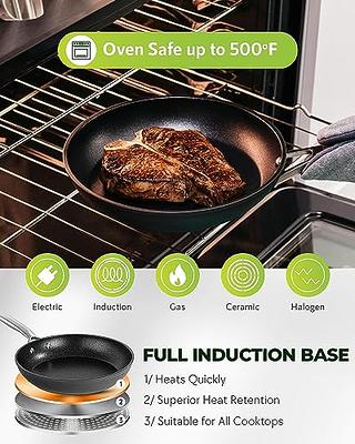 Granitetsone Armor Max 10 Inch Non Stick Frying Pans Nonstick Frying Pan,  Hard Anodized Nonstick Pan, Cooking Pan, Nonstick Skillet, Pan, Non Stick