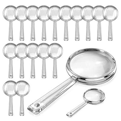 BILLIOTEAM 40 Pcs 5X Plastic Mini Magnifying Glasses, Handheld Magnifiers,  Portable Reading Magnifying Glass Bulk, Handheld Magnifying Lens for Kids,  Seniors, School, Students, Outdoor - Yahoo Shopping