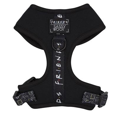 Sassy Woof Friends Dog Harness in Black, Size: XL