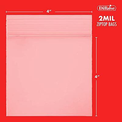 Zip Top 2mil Poly Bags 8x10 with Vent Hole (100-Pcs)