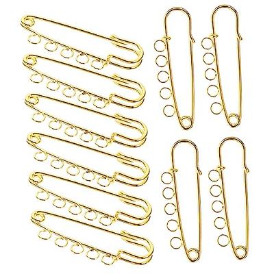 TEHAUX 8 pcs Knotted trendy accessories rhinestone brooch womens  accessories Scarf Clip scarf buckles Fashion