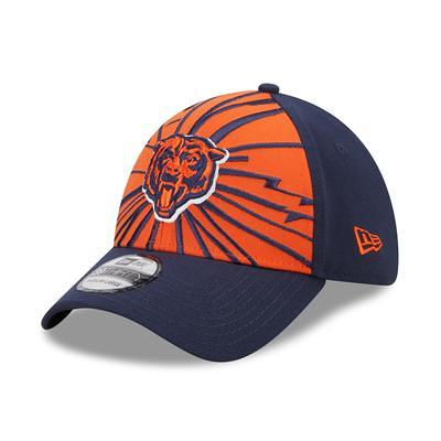 Chicago Bears New Era Throwback Main 59FIFTY Fitted Hat - Orange