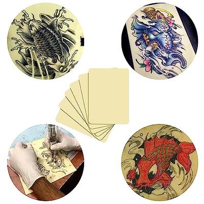 Tattoo Skin Practice-30PCS Silicone Tattoo Fake Skin and Tattoo Stencil  Paper Tattoo Kit for Beginners and Experienced Tattoo Artists (5pcs 3MM  +5pcs 2MM +20 Transfer Paper) - Yahoo Shopping