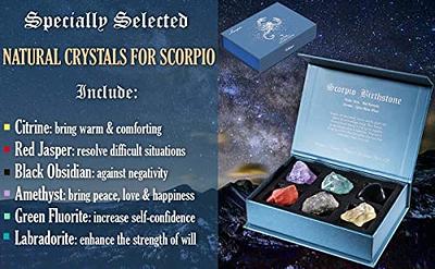 Faivykyd Scorpio Crystal Birthday Gifts Ideas, Zodiac Sign Stones to  Complement The Birthstone, Crystals & Healing Stones with Horoscope Box, Astrology  Gifts for Women Men, Friendship Gifts - Yahoo Shopping