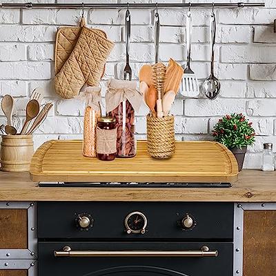 DIY an Extra Large Cutting Board and Stove Cover with Jessie