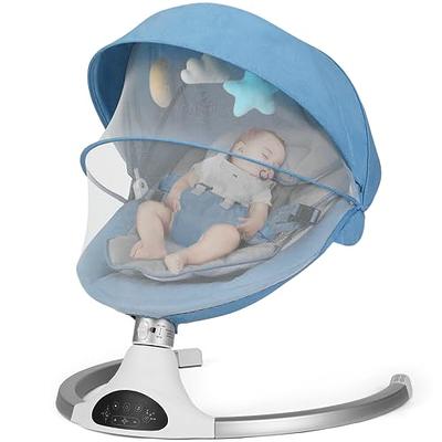 New Baby Electric Rocking Chair for Infant Newborns, Smart Baby Swing,Baby  Bouncer,Bluetooth Remote Control