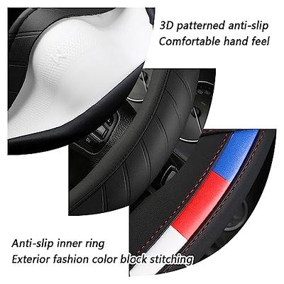 Car Steering Wheel Cover - PU Leather Steering Wheel Covers with