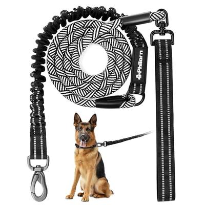 Reddy Black Rope Dog Leash, 6 ft.