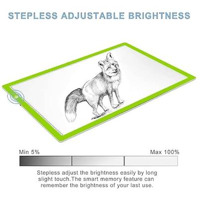  A2 Light Box, Large Size Tracing Light Pad, Ultra-Thin LED Light  Board Stepless Brightness and Flicker-Free Design, Perfect for Drawing, 2D  Animation, Calligraphy, Embossing, Sketching Tattoo