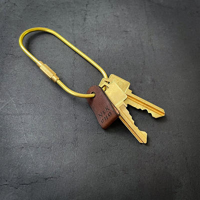 LEATHER Keychains, Key Fob, Cool Leather Keychains, Engrave Key