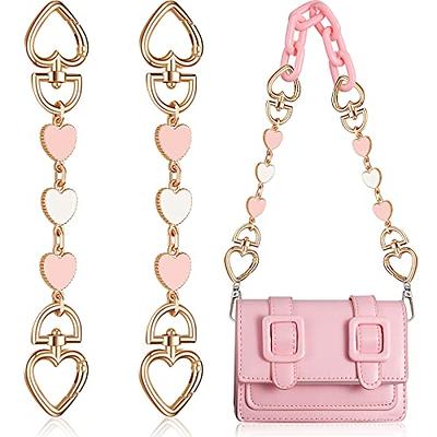 WADORN 2pcs Heart Shape Crossbody Bag Strap Extender