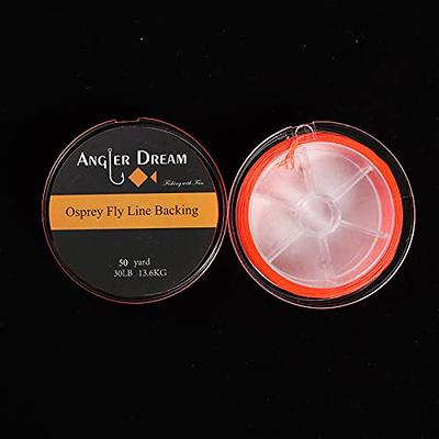  Fly Fishing Dacron Braided Backing Line Trout Line 20LB  100m/108yds Fluo Yellow/Black