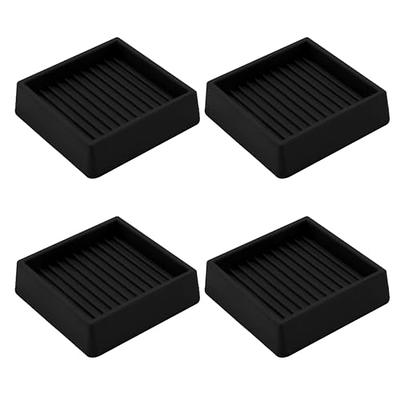 Anti-slip Furniture Pads, 2x2 Square Rubber Anti-slip Caster Cup